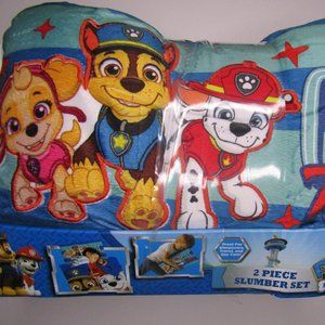 Nickelodeon PAW Patrol toddler's plush 2 piece indoor sleeping bag & pillow